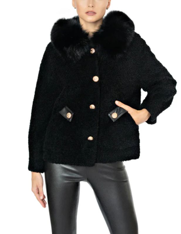 Daniela Erin Shearling Bomber Jacket