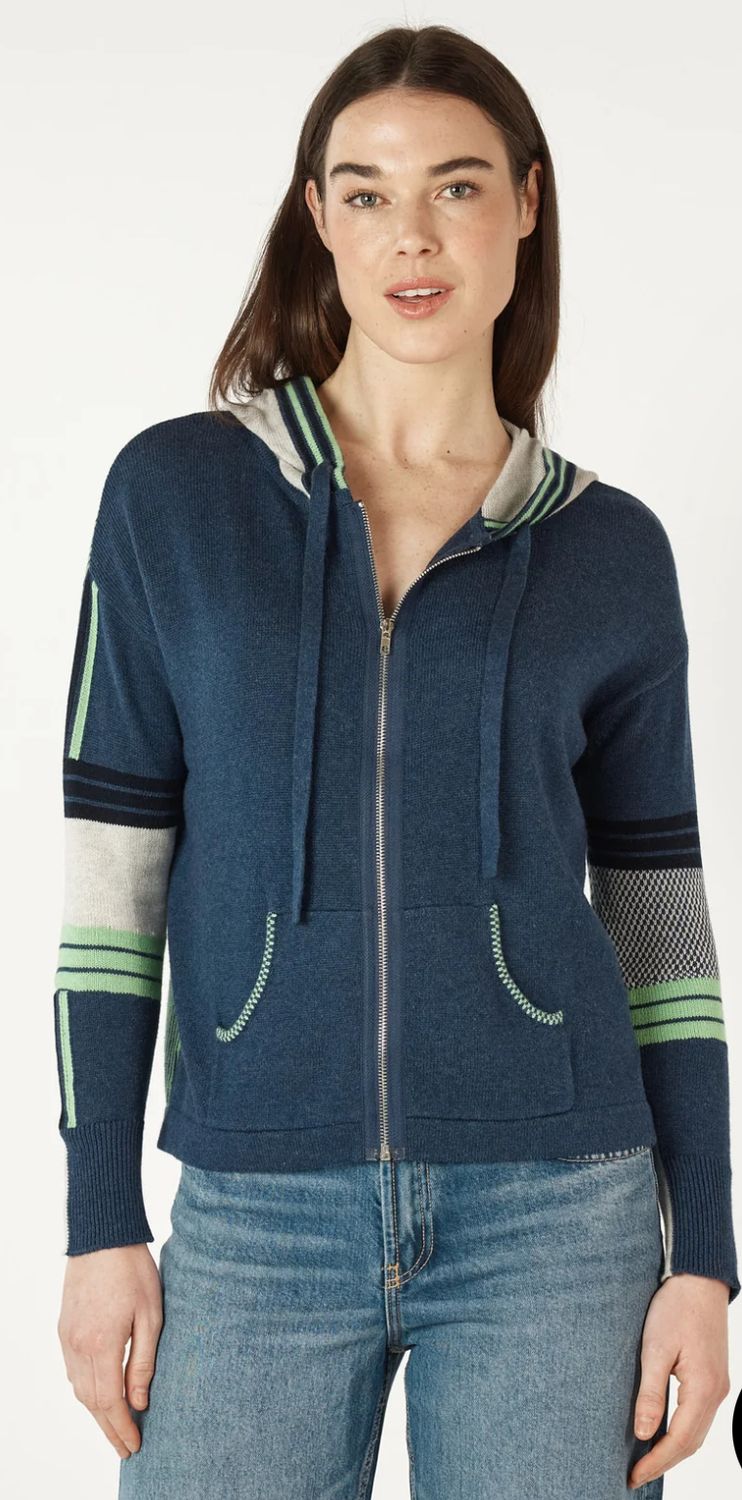 Zacket and Plover Denim Hoodie