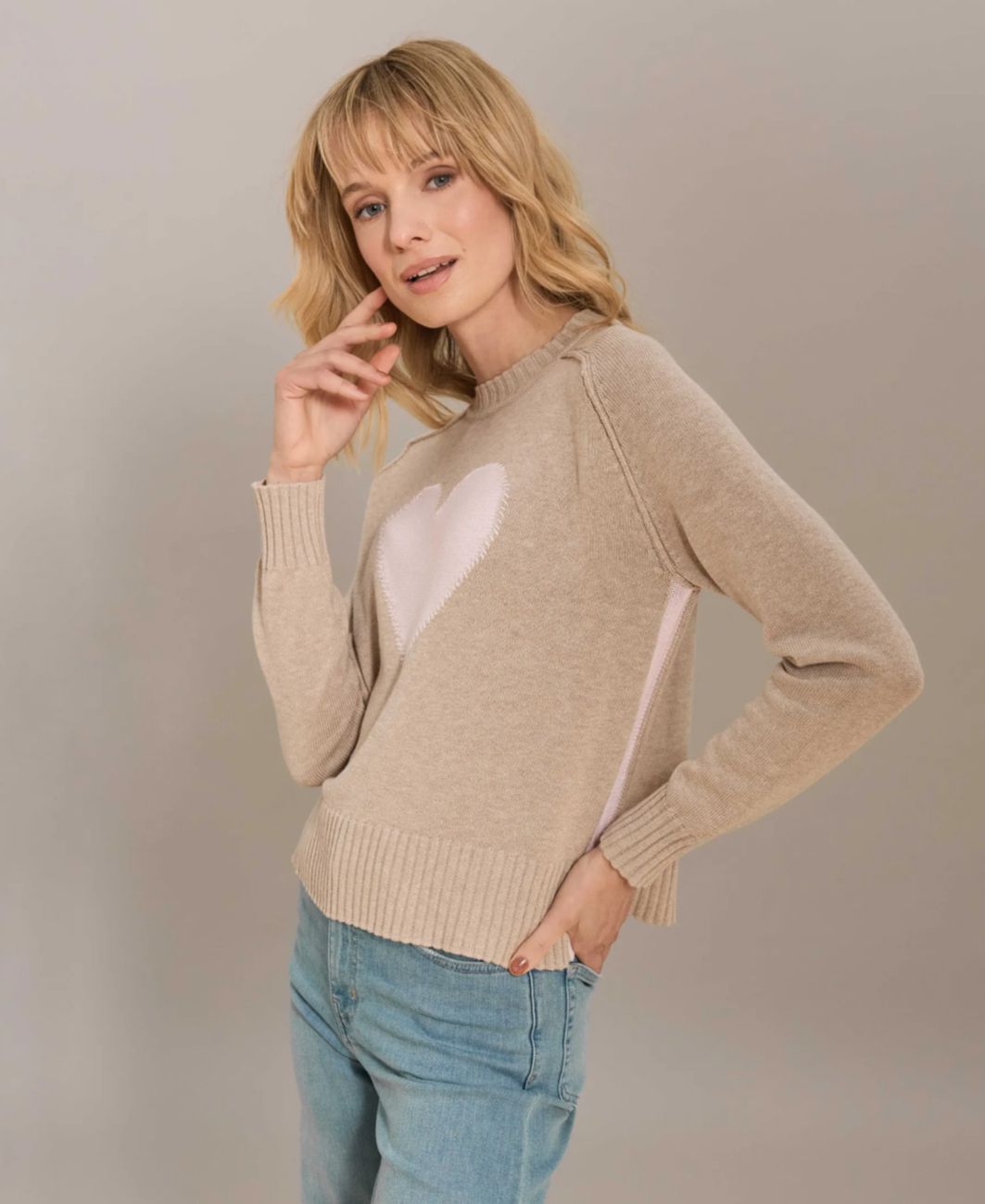 Alashan Cotton Cashmere Sweetheart Raglan