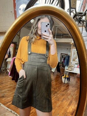 Olive Overall Skirt