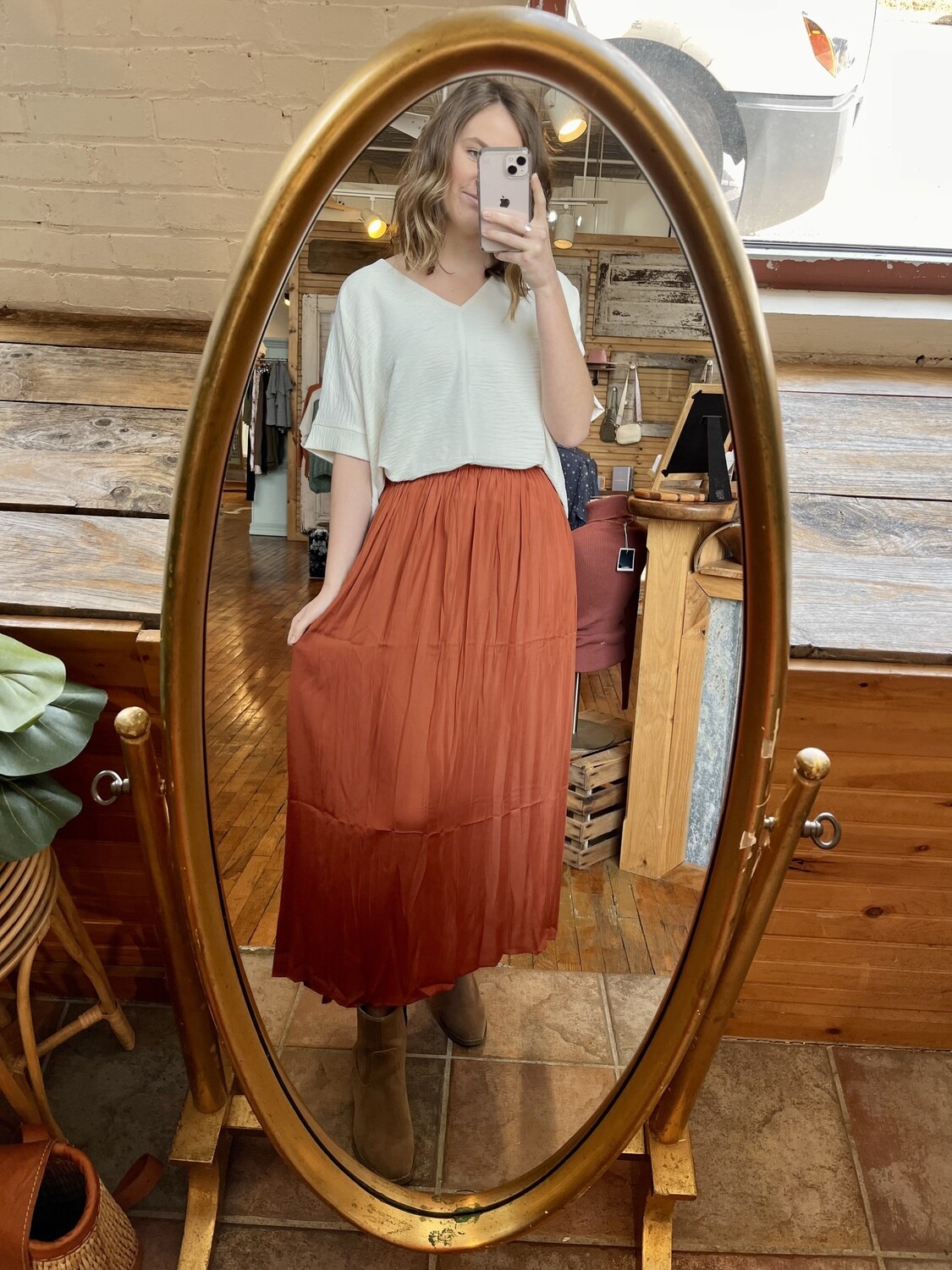 A-line skirt (multiple colors)