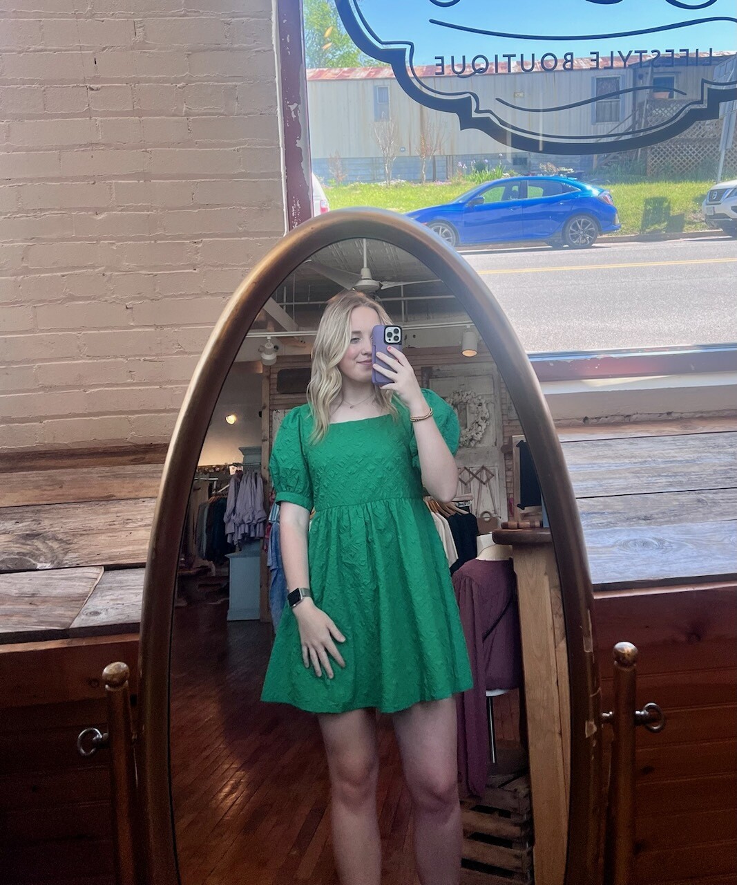 Kelly Green Dress