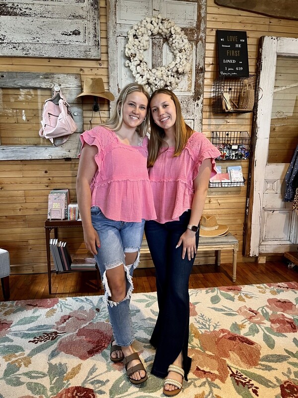 Pink Lace Top 