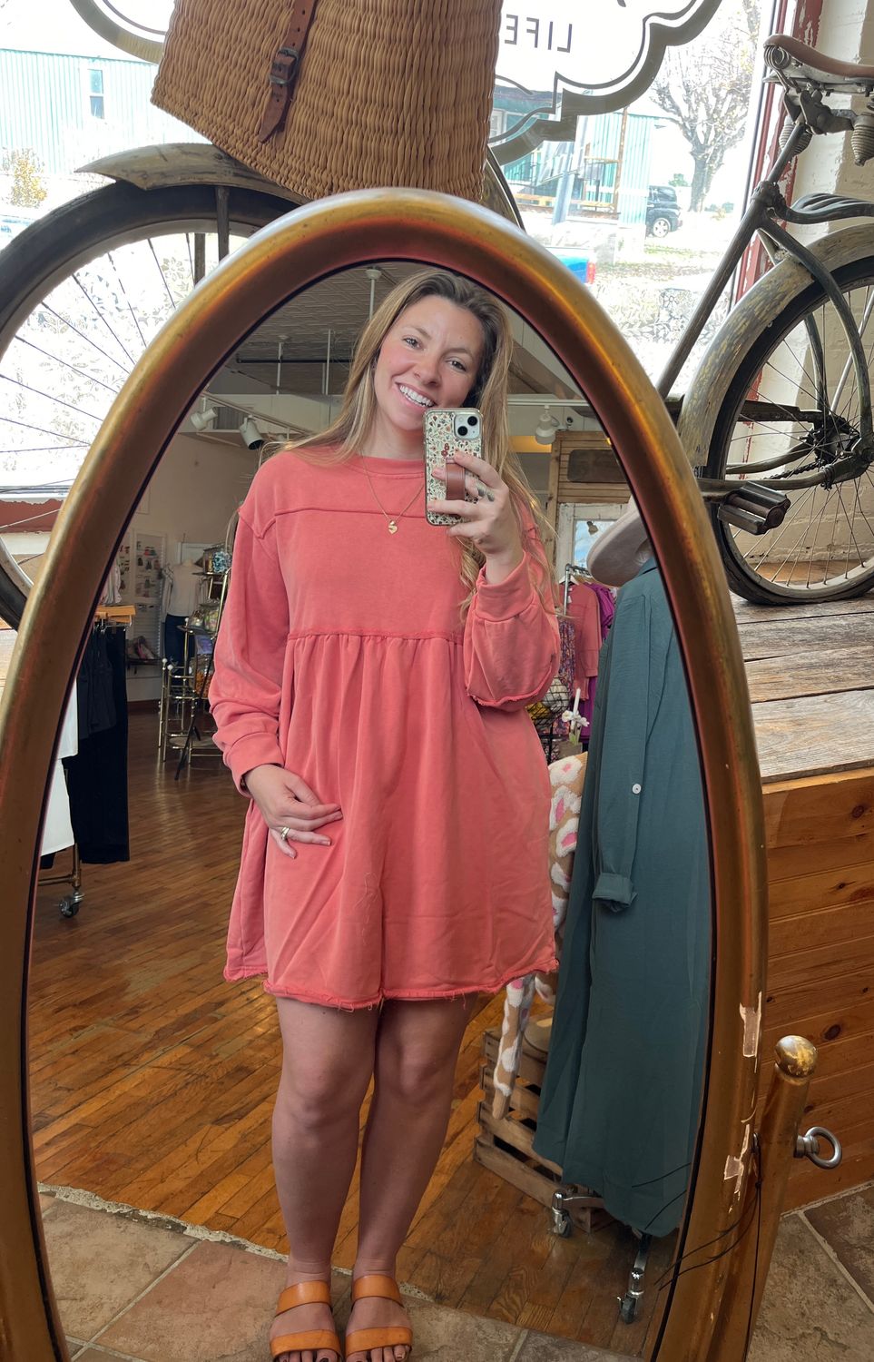Sweatshirt Dress- Autumn