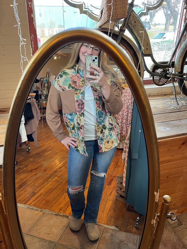 Vintage Woven Button Up