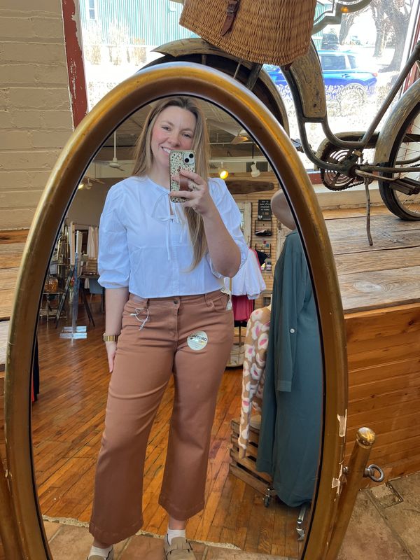 Wide Leg Jean-Brown