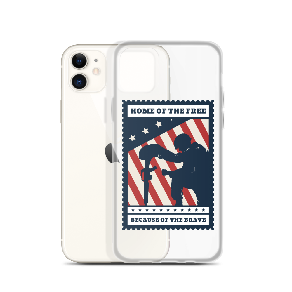 HOME OF THE FREE iPhone Case