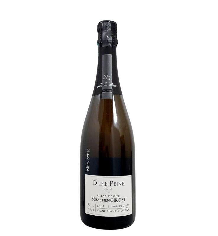 Champagne Sebastien Girost, Champagne Brut, Pur Meunier Dure Peine Lieu-Dit