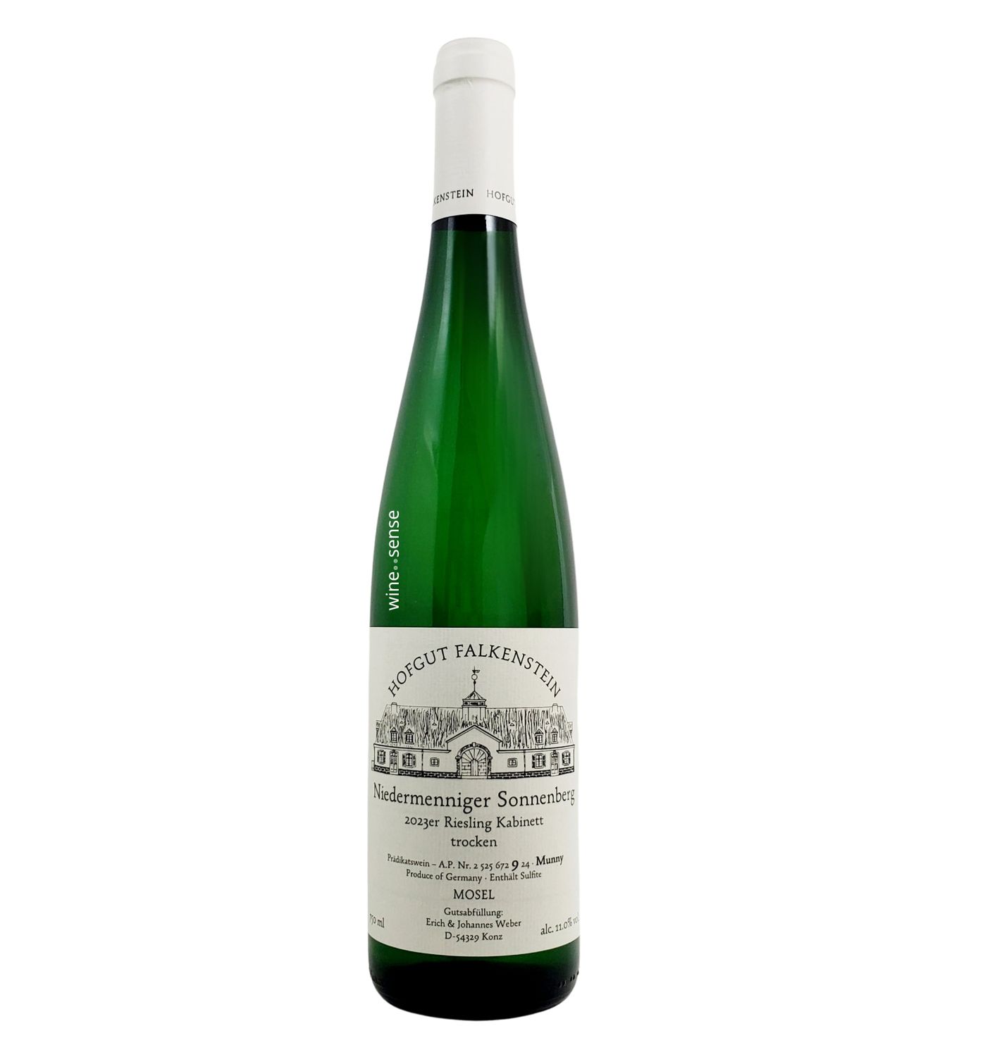 Hofgut Falkenstein Niedermenniger Sonnenberg Riesling Kabinett Troken Munny, Mosel AP9 2023