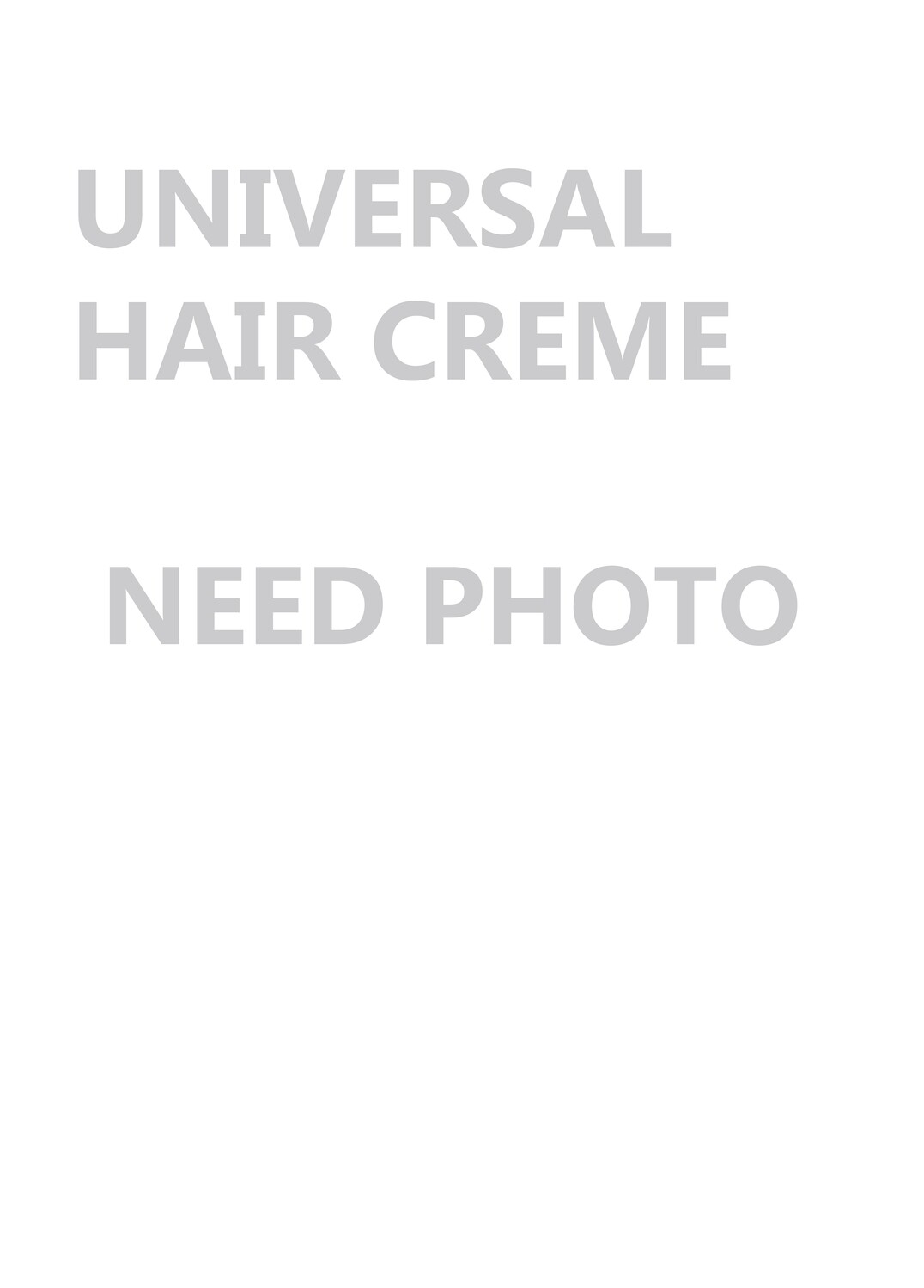 Universal Hair Cream