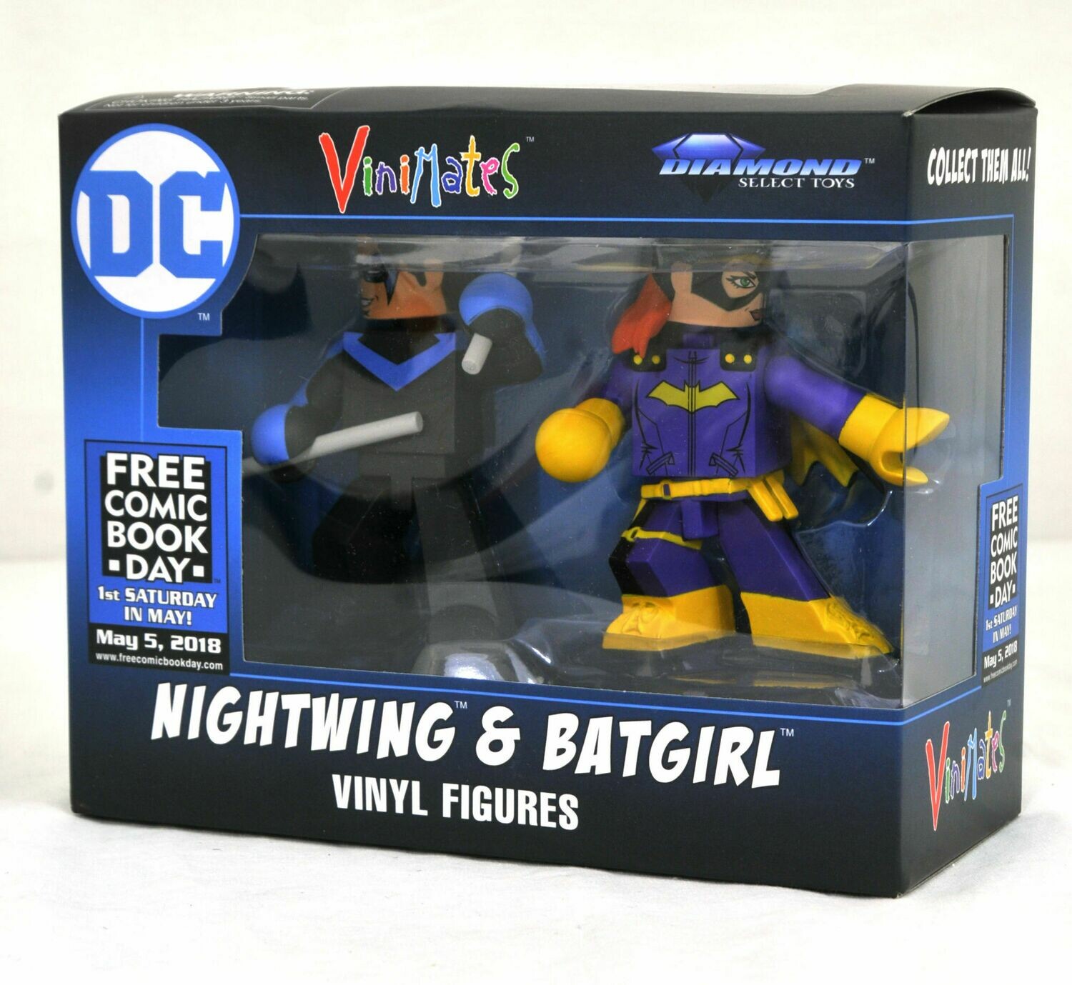 Vinimates Nightwing & Batgirl