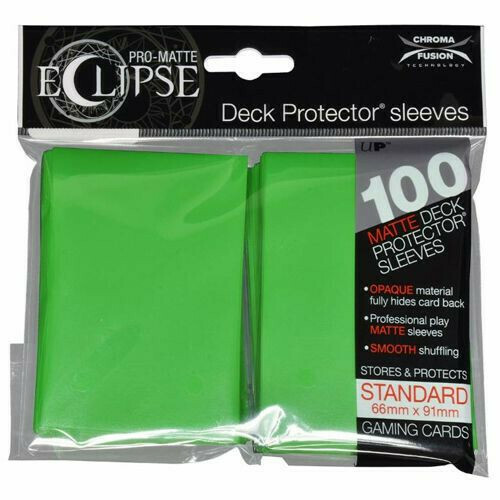 PRO MATTE ECLIPSE SLEEVES 100 COUNT GREEN