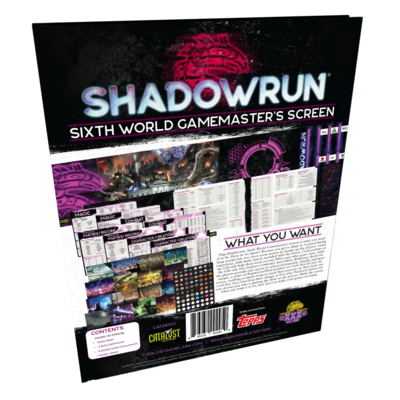 Shadowrun Gamemaster's Screen