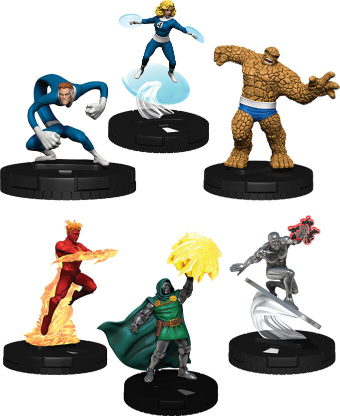 Marvel HeroClix: Fantastic Four Cosmic Clash Starter Set (6-Figure Starter Set)