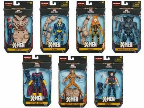 Marvel X-Men Legends Build-a-figure Age Of Apocalypse Lot