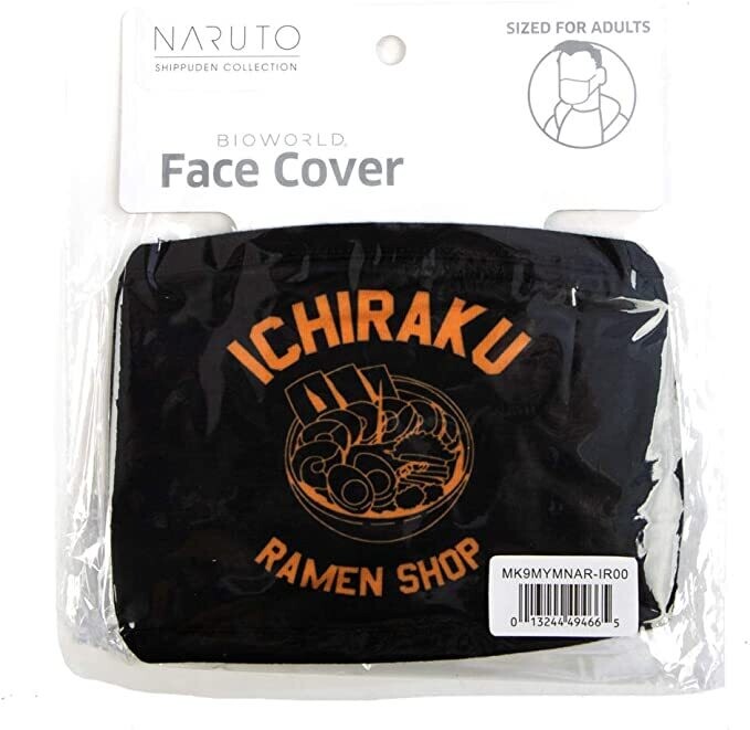 Bioworld 3 Pack Naruto Face Mask
