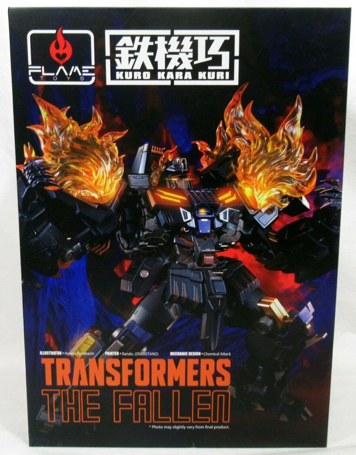 The Fallen "Transformers" Flame Toys Kuro Kara Kuri