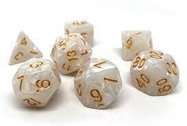 CHC Dice Gold Marbled