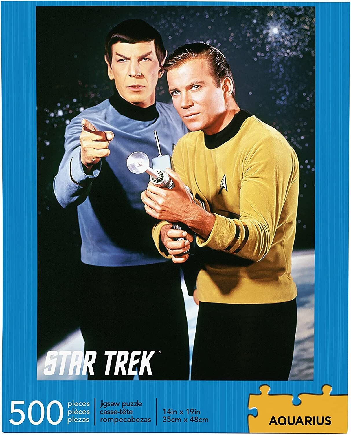 Aquarius Star Trek Kirk And Spock 500 Piece Puzzle