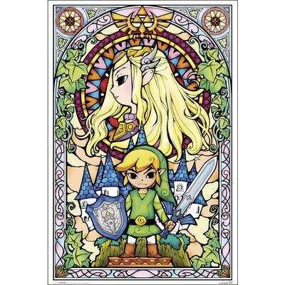 Zelda Stained Glass D320