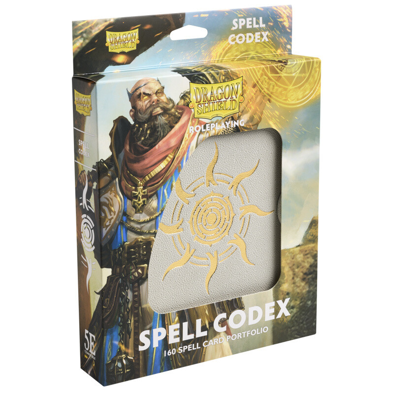 Dragon Shield Spell Codex (White/Gold)