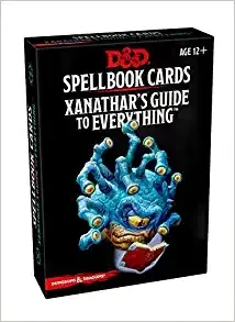 D&D Spellbook Cards Xanathar's Guide To Everything