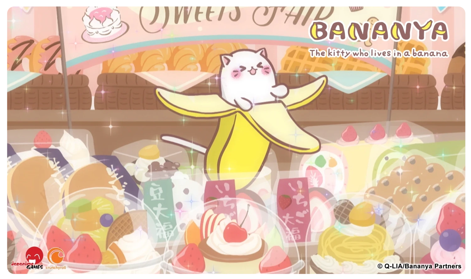 Bananya Playmat - Sweets Shoppe