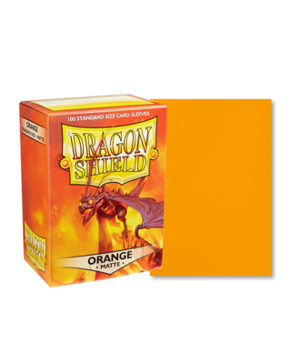 Dragon Shield Orange Matte Sleeves