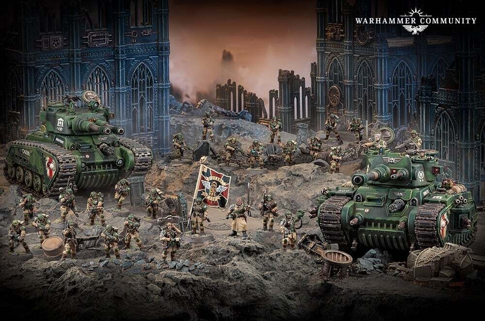 WH40k Battleforce Box Astra Militarum Cadian Defense Force