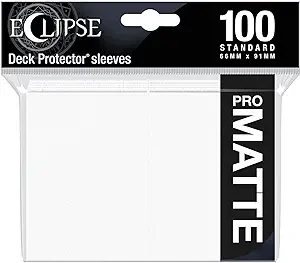 Eclipse 100ct Matte Sleeves White