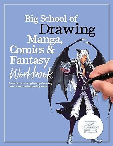 Big School Of Drawing Manga, Comics, &amp; Fantasy Workbook