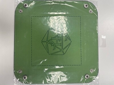 Critical Hit Collectibles Square Dice Tray - Lime Green