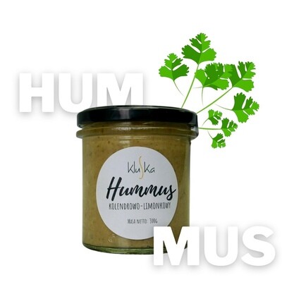 Hummus z kolendrą i limonką Hummus z kolendrą i limonką