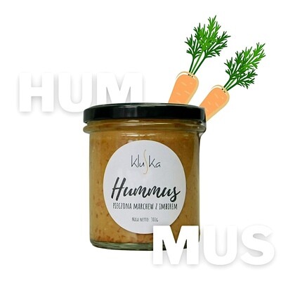 Hummus z pieczonej marchwi