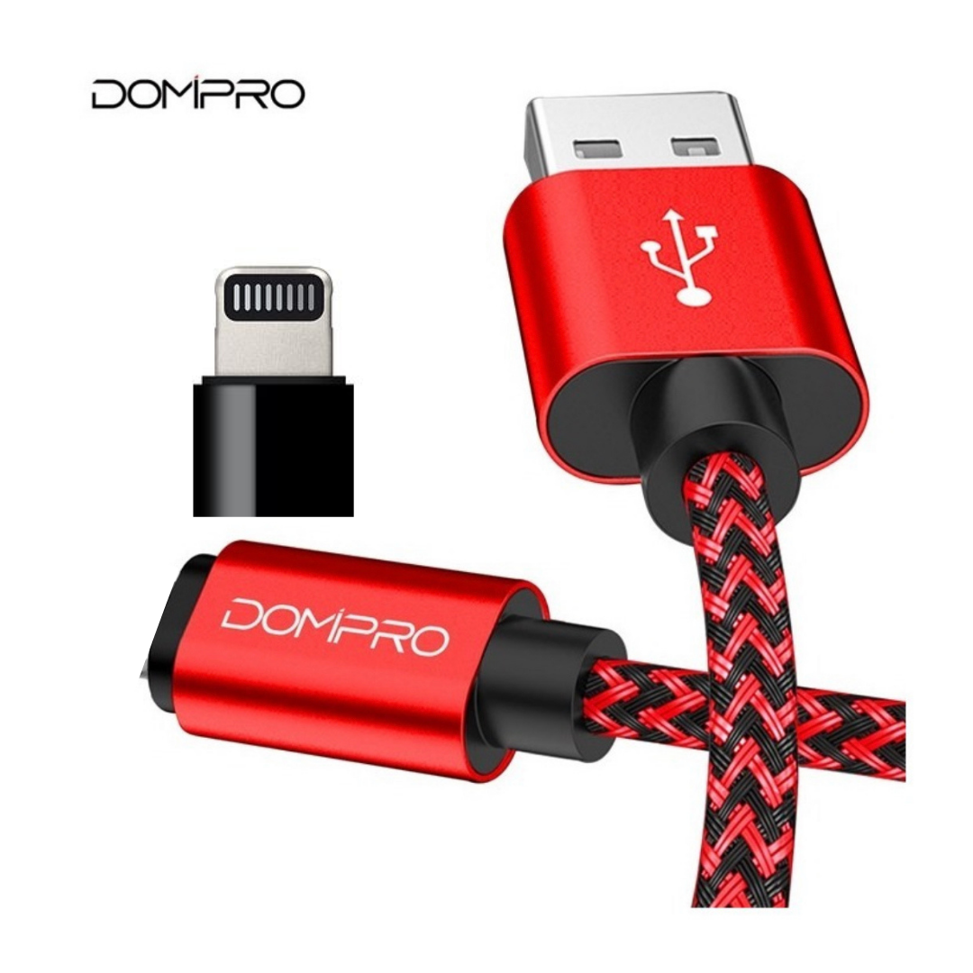 Cable acordonado Domipro Lightining - USB