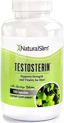 Testo Potenciador De Testosterona Naturalslim 180caps
