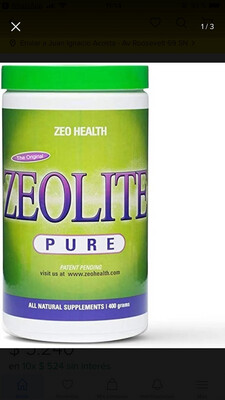 Zeolite Pure Limpieza de Desintoxicación de Cuerpo Completo