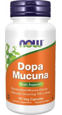 Now Dopa Mucuna Dopamina 90 Caps