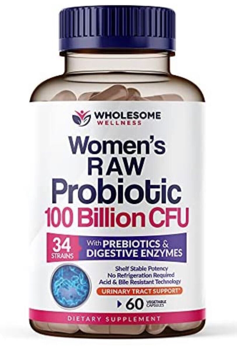 Probióticos orgánicos para mujeres, 100 billones cfu, 30 caps Wholesome