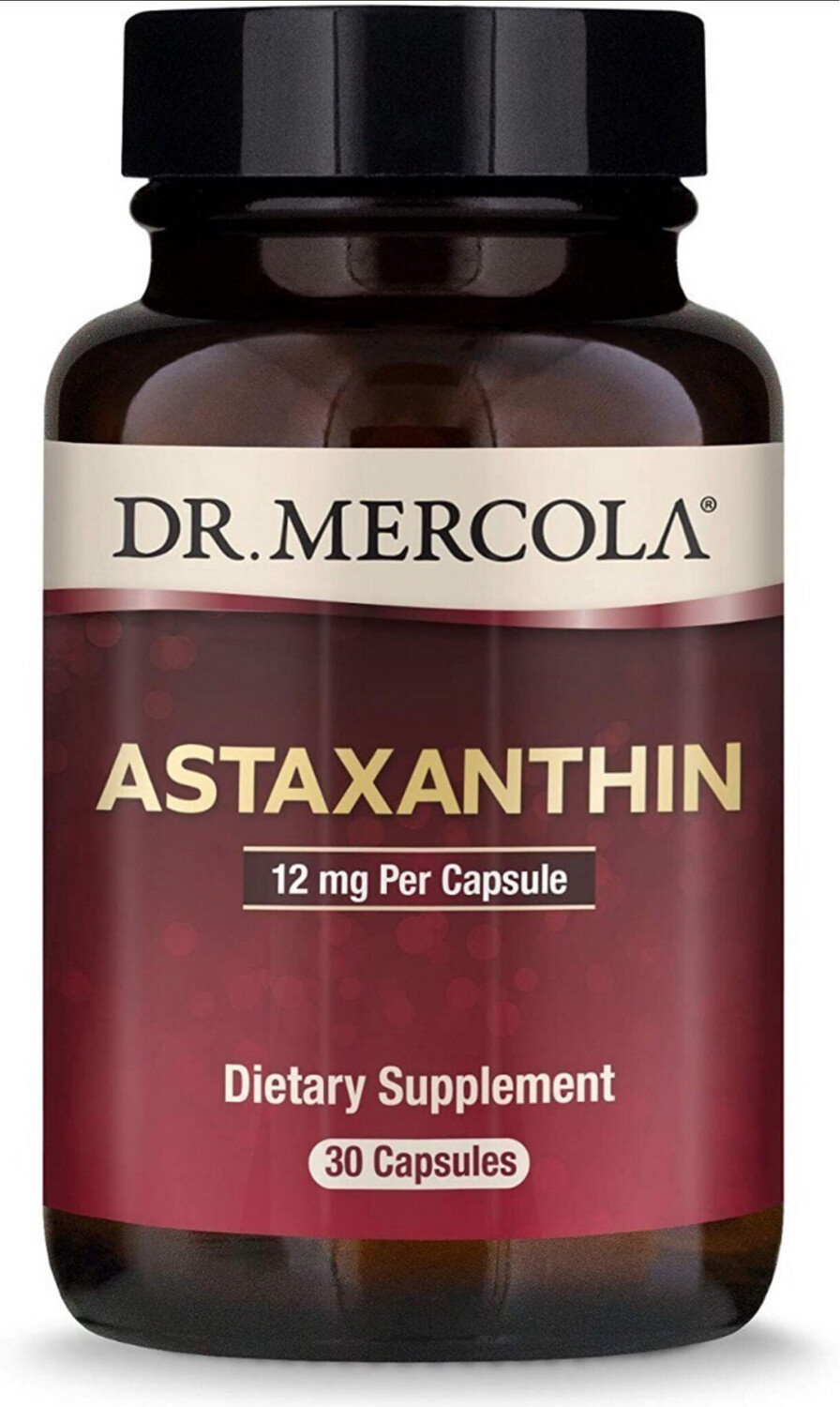 Sup. Dietético De Astaxantina 12mg, 30caps Dr. Mercola