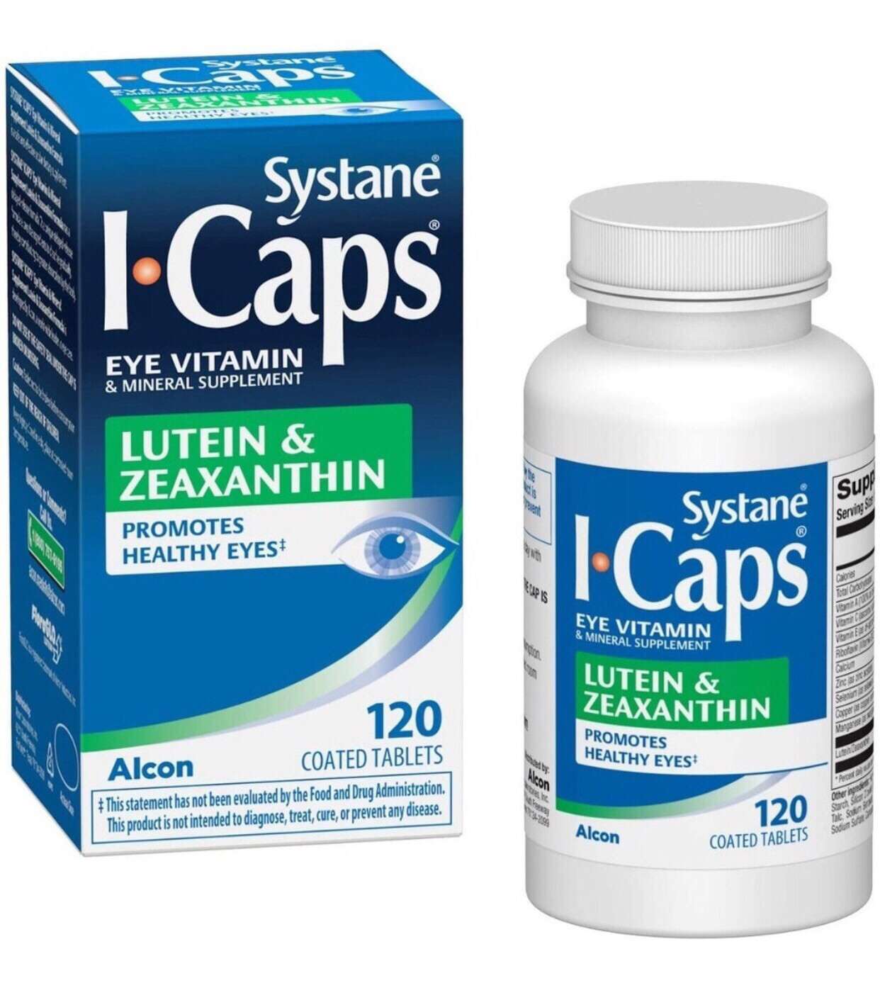 Icaps Luteína Y Zeaxantina Ojos Suplemento Vitamínico 120cap