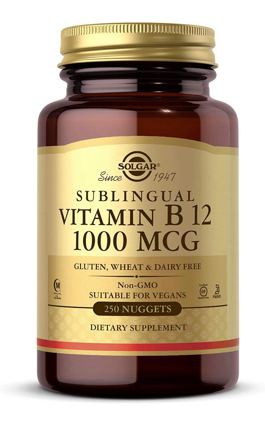 Vitamina B12 1000 Mcg, 250 Pepitas - Solgar