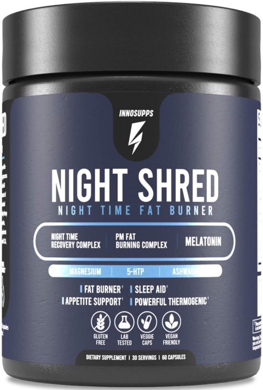 Night Shred: Quemador de grasa de noche 60 caps - Innosupps