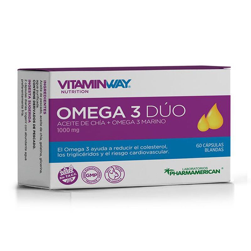 Omega 3 Duo 60caps VITAMINWAY