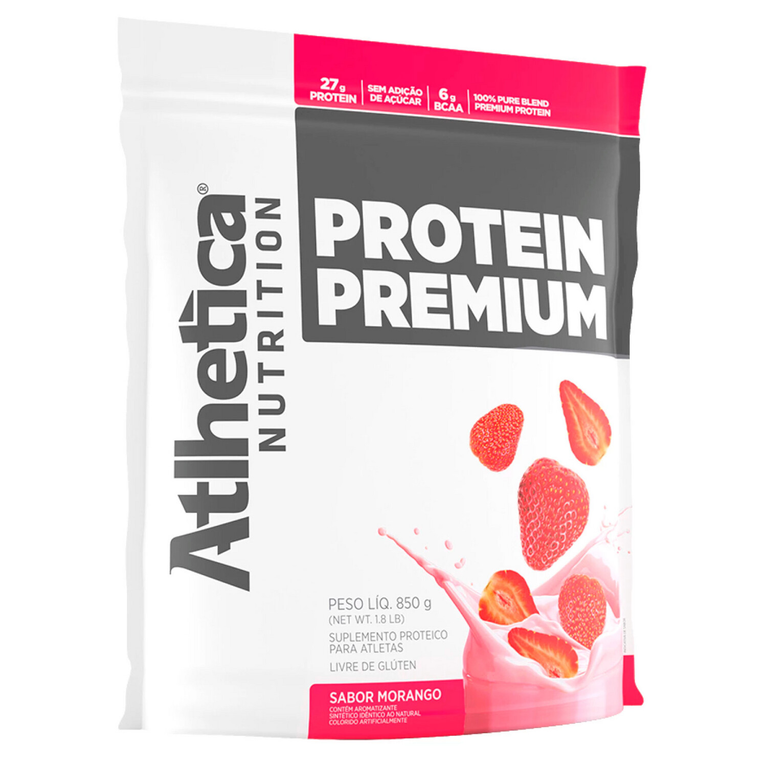 Protein Premium Frutilla 850g ATHLETICA