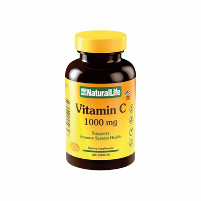 Vitamina C 1000mg 100caps NATURAL LIFE