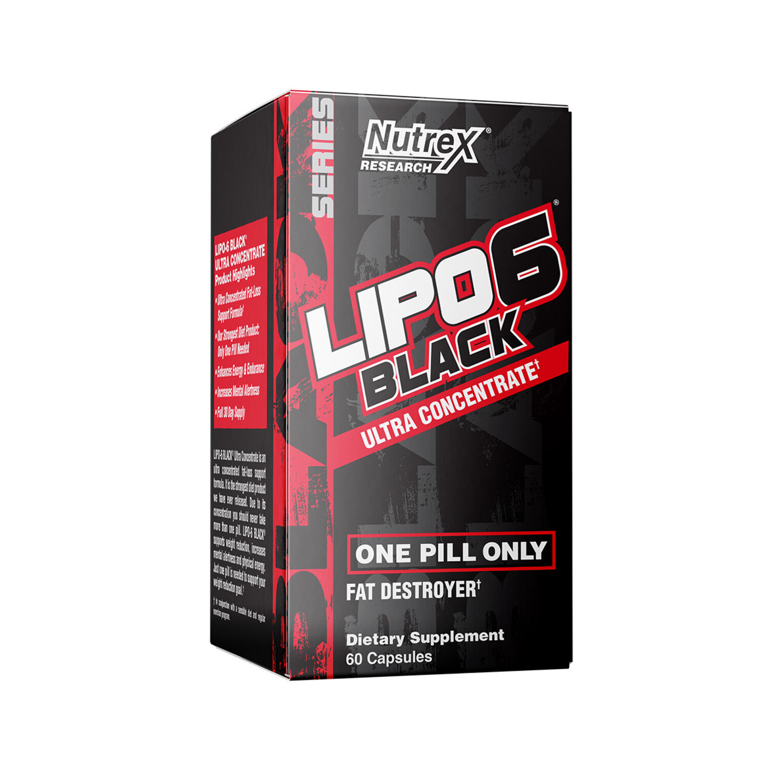 Lipo 6 Black UC Stieem free 60ct NUTREX