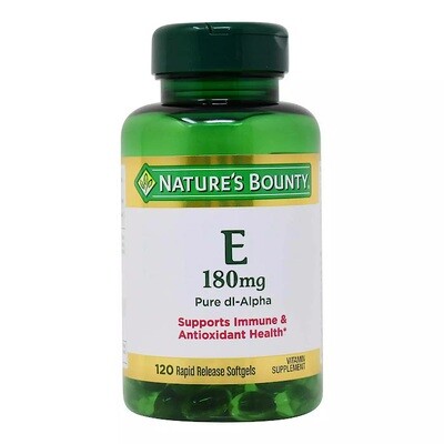Vitamina E 180mg 120caps NATURE'S BOUNTY