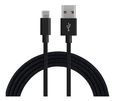 Cable lightning USB compatible VIP acordonado 1m