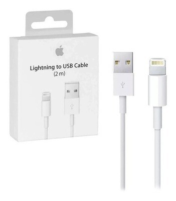Cable lightning USB compatible 2m